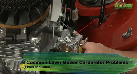 gas leaking from lawn mower carburetor|8 Common Lawn Mower Carburetor Problems (Fixes Included)